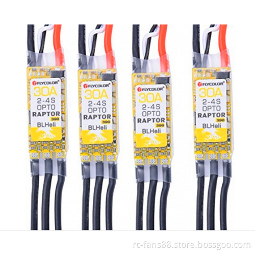 FlyColor Raptor F390 30A OPTP ESC pour FPV Quad QAV Blheli OneShot125 Race 4pc